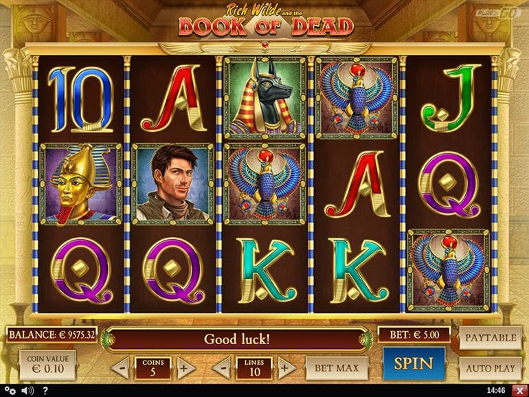 Book of Dead at Spin Casino